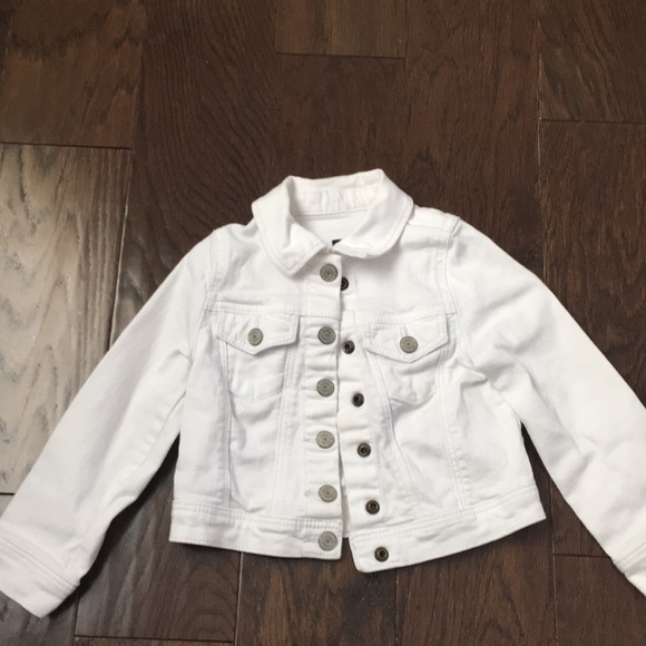 baby white jean jacket